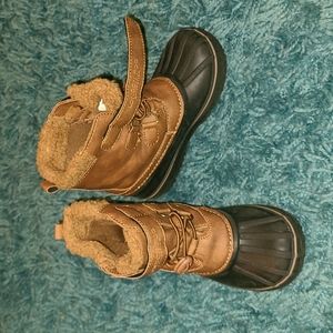 London Fog Collection, Snow Boots, 10T, Black & Brown